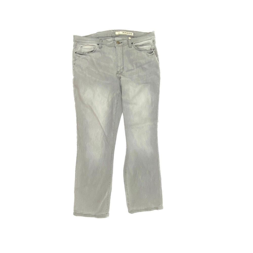 DKNY Straight Leg‎ Women's size 12P Gray Denim jeans